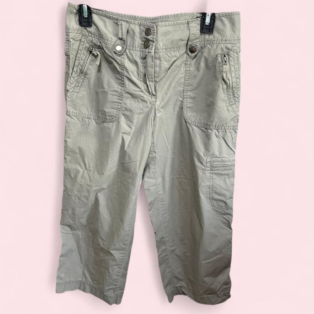 New York & Company Khaki Y2K Capris